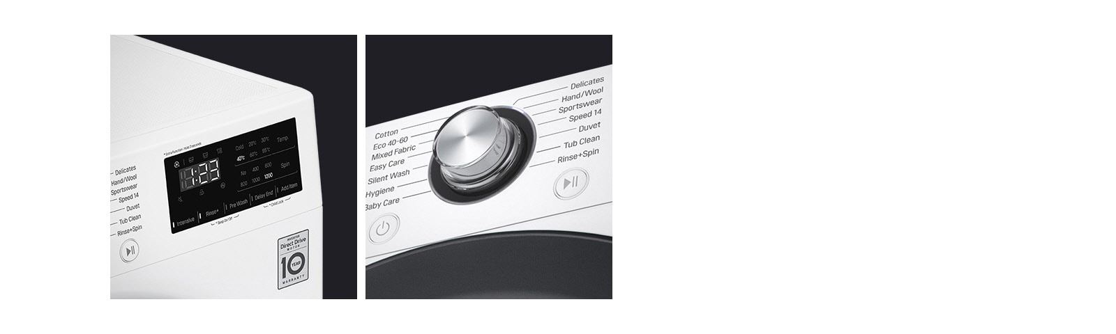 Afișajul este mai vizibil și dimensiunea butonului rotativ a fost mărită.