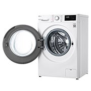 LG Mașină de spălat | 7kg spălare | 1200 rpm | AI Direct Drive™ | Clasa D | Steam™ | Smart Diagnosis™ | Alb, vederea din perspectivă din dreapta cu sertarul deschis, F2WV3S7S3E, thumbnail 11