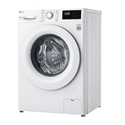 LG Mașină de spălat | 7kg spălare | 1200 rpm | AI Direct Drive™ | Clasa D | Steam™ | Smart Diagnosis™ | Alb, vedere din perspectivă din dreapta, F2WV3S7S3E, thumbnail 12