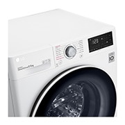 LG Mașină de spălat cu uscător(2 în 1) LG AI DD | 8Kg spălare/6Kg uscare | AI Direct Drive 10 ani garanție | TurboWash™360 | Clasa B | Steam | SmartDiagnosis | Alb, Drum_slim, F4DV328S0U, thumbnail 3
