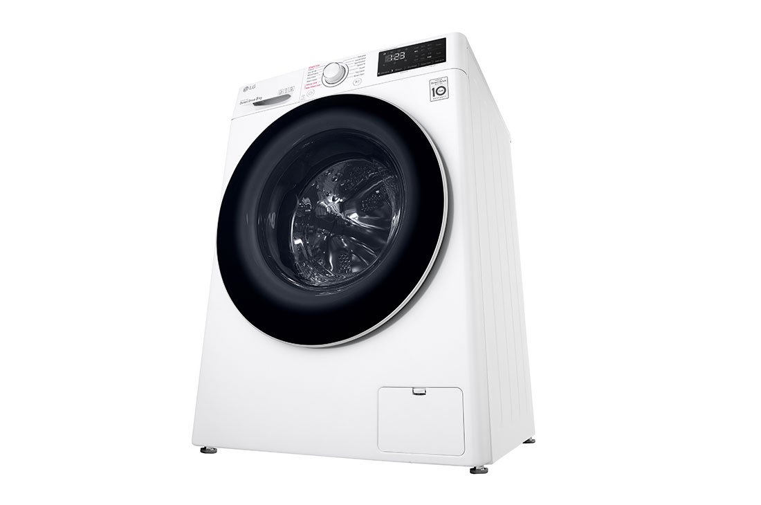 LG Mașină de spălat | 8kg spălare | 1400 rpm | AI Direct Drive™ | Clasa B | Steam™ | Smart Diagnosis™ | Alb, Right Open image, F4WV328S0U, thumbnail 13