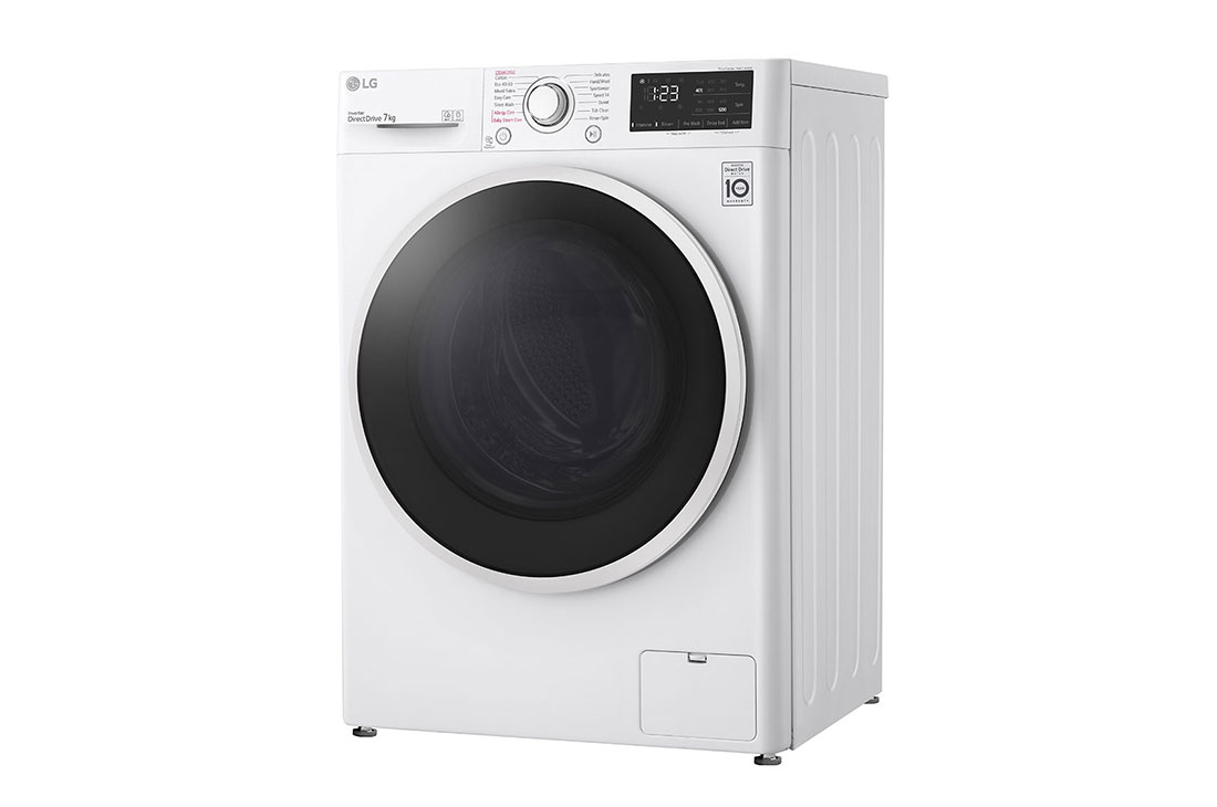 LG Mașină de spălat Slim | 7kg spălare | 1200 rpm | AI Direct Drive™ | Clasa D | Steam™ | Alb, Right_slim, F2WV3S7AIDD, thumbnail 12