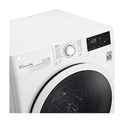 LG Mașină de spălat LG | 9kg spălare | 1400 rpm | AI Direct Drive™ | Clasa B | Steam™ | Smart Diagnosis™ | Alb, Drum Detail image, F4WV3S9AIDD, thumbnail 3