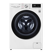 LG Mașină de spălat cu uscător | 9kg spălare/ 6kg uscare | 1400 rpm | AI Direct Drive™ | Steam™ | TurboWash™39 | Alb, front image, F4DV509S2E, thumbnail 1
