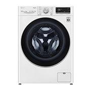 LG  Mașină de spălat LG | 9kg spălare | 1400 rpm | AI Direct Drive™ | Clasa B | Steam™ | TurboWash™ | ThinQ™ | Alb, Front view , F4WV509S1EA, thumbnail 1