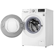 LG  Mașină de spălat LG | 9kg spălare | 1400 rpm | AI Direct Drive™ | Clasa B | Steam™ | TurboWash™ | ThinQ™ | Alb, Right side with Door open, F4WV509S1EA, thumbnail 11