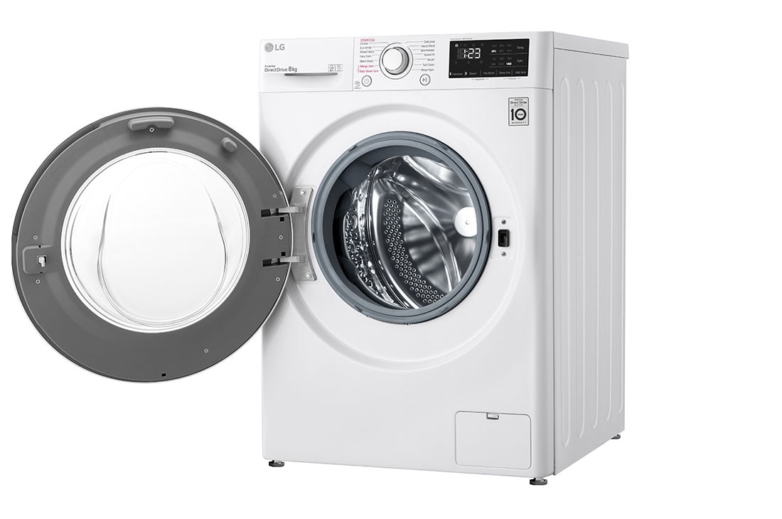 LG Mașină de spălat LG | 8kg spălare | 1400 rpm | AI Direct Drive™ | Clasa B | Steam™ | Smart Diagnosis™ | Alb, F4WV3S8AIDD, F4WV3S8AIDD, thumbnail 11