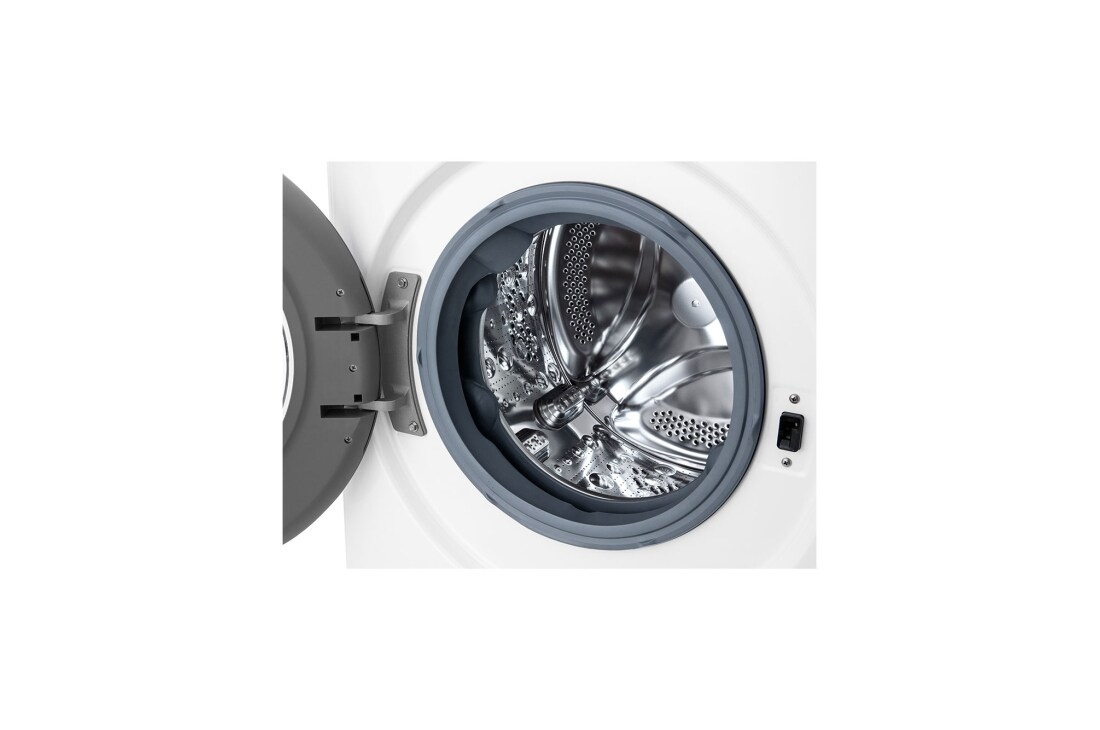 LG Mașină de spălat LG | 8kg spălare | 1400 rpm | AI Direct Drive™ | Clasa B | Steam™ | Smart Diagnosis™ | Alb, F4WV3S8AIDD, F4WV3S8AIDD, thumbnail 4