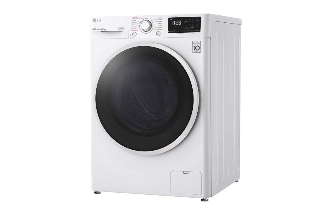 LG Mașină de spălat LG | 8kg spălare | 1400 rpm | AI Direct Drive™ | Clasa B | Steam™ | Smart Diagnosis™ | Alb, F4WV3S8AIDD, F4WV3S8AIDD, thumbnail 12