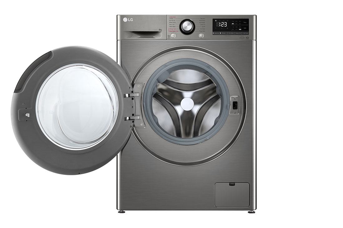 LG Mașină de spălat | 8kg spălare | 1400 rpm | AI Direct Drive™ | Clasa  B | Steam™ | Smart Diagnosis™ | Gri inchis, F4WV328S2TU, F4WV328S2TU, thumbnail 2