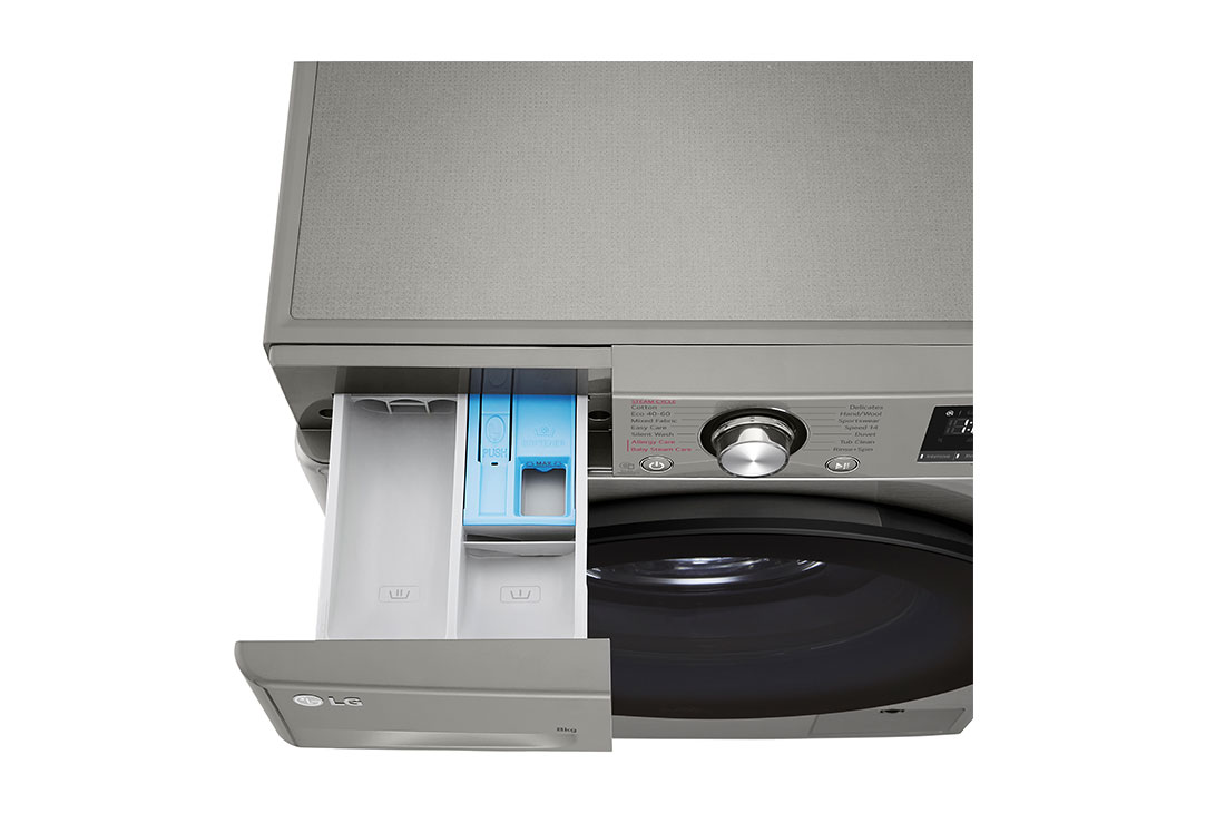 LG Mașină de spălat | 8kg spălare | 1400 rpm | AI Direct Drive™ | Clasa  B | Steam™ | Smart Diagnosis™ | Gri inchis, F4WV328S2TU, F4WV328S2TU, thumbnail 7