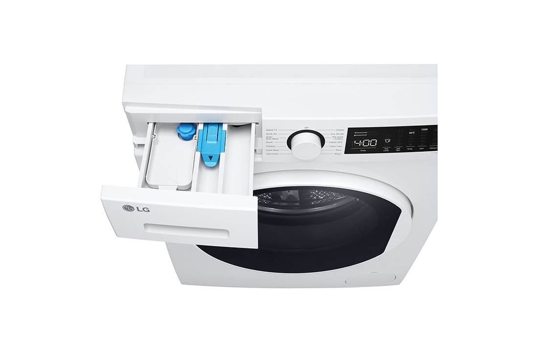 LG Masină de Spălat LG, 9 kg, 1400 rpm, Clasa A, Sertar de sus deschis, F4WT209S6A, thumbnail 7