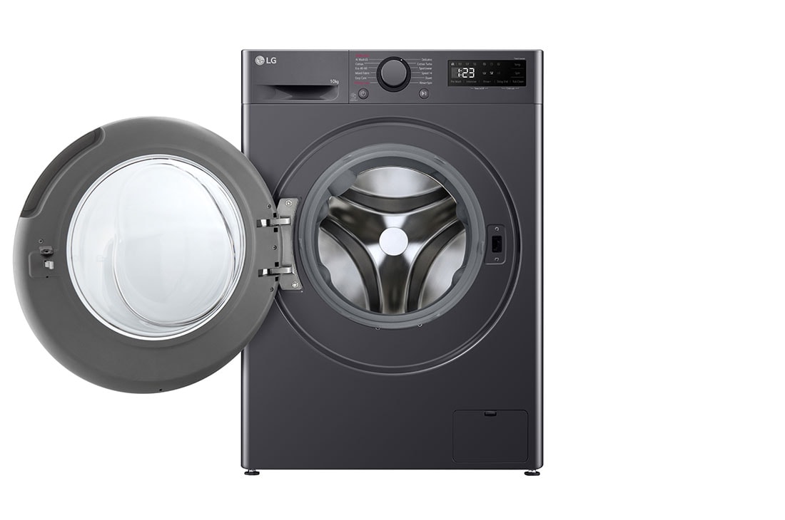 LG Masina de spalat LG, 10 kg, 1400 rpm, Clasa A, Motor Inverter Direct Drive, Steam, Gri Antracit, Front Open, F4WR510SBM, thumbnail 2