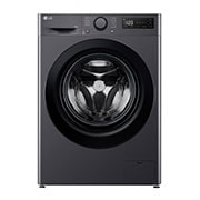 LG Masina de spalat LG, 10 kg, 1400 rpm, Clasa A, Motor Inverter Direct Drive, Steam, Gri Antracit, Front view, F4WR510SBM, thumbnail 1