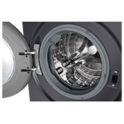 LG Masina de spalat LG, 10 kg, 1400 rpm, Clasa A, Motor Inverter Direct Drive, Steam, Gri Antracit, Top Left Panel, F4WR510SBM, thumbnail 3