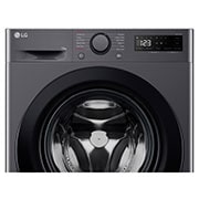 LG Masina de spalat LG, 10 kg, 1400 rpm, Clasa A, Motor Inverter Direct Drive, Steam, Gri Antracit, Drum, F4WR510SBM, thumbnail 4