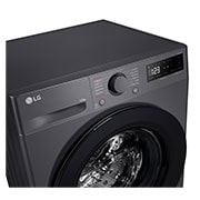LG Masina de spalat LG, 10 kg, 1400 rpm, Clasa A, Motor Inverter Direct Drive, Steam, Gri Antracit, Front Panel, F4WR510SBM, thumbnail 5