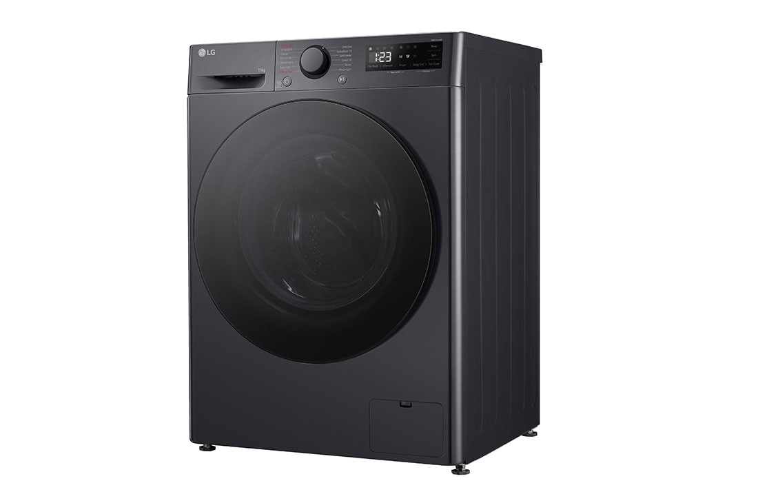 LG Masina de spalat LG, 11kg, 1400 rpm, Clasa A, Motor Inverter Direct Drive, Turbowash, Steam, Gri Antracit, Left side, F4WR511S2M, thumbnail 12