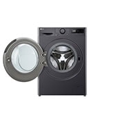 LG Masina de spalat LG, 11kg, 1400 rpm, Clasa A, Motor Inverter Direct Drive, Turbowash, Steam, Gri Antracit, Front view door open, F4WR511S2M, thumbnail 2