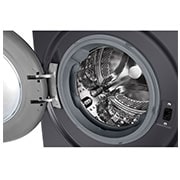 LG Masina de spalat LG, 11kg, 1400 rpm, Clasa A, Motor Inverter Direct Drive, Turbowash, Steam, Gri Antracit, Drum, F4WR511S2M, thumbnail 3