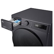LG Masina de spalat LG, 11kg, 1400 rpm, Clasa A, Motor Inverter Direct Drive, Turbowash, Steam, Gri Antracit, Drawer open, F4WR511S2M, thumbnail 6