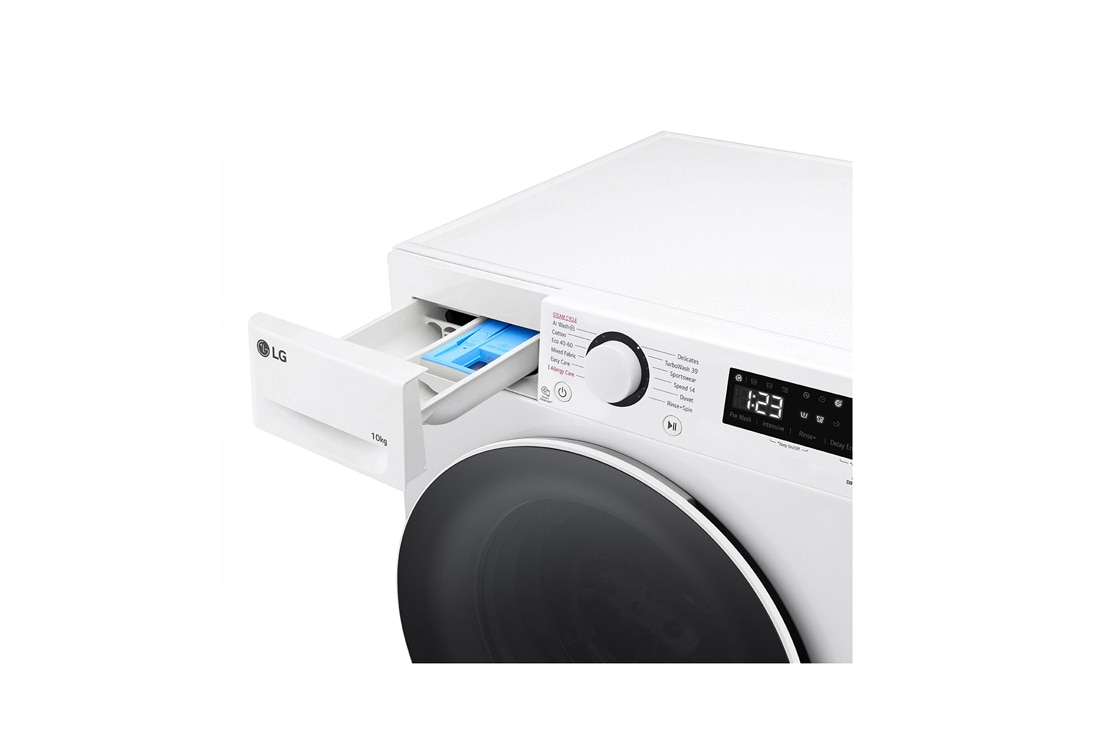 LG Masina de spalat LG, 10kg, 1400 rpm, Clasa A, Motor Inverter Direct Drive, TurboWash™, Steam, Alb, Front Panel, F4WR510S0W, thumbnail 5