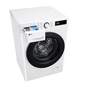 LG Masina de spalat cu uscator LG, 9/6kg, 1400rpm, Motor Inverter Direct Drive, Clasa A, Steam, Alb, Top Left Perspective Drawer Open, F4DR509SBW, thumbnail 9