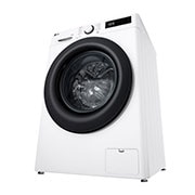 LG Masina de spalat cu uscator LG, 9/6kg, 1400rpm, Motor Inverter Direct Drive, Clasa A, Steam, Alb, Top perspective view, F4DR509SBW, thumbnail 10