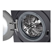 LG Masina de spalat cu uscator LG, 9/6kg, 1400rpm, Motor Inverter Direct Drive, Clasa A, Steam, Drum, F4DR509SBM, thumbnail 4