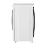 LG Masina de spalat cu uscator, Slim, 8/5kg, 1200rpm, Motor Inverter Direct Drive, Steam, Alb, Side View, F2DR508SWW, thumbnail 14