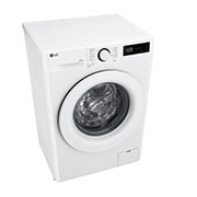 LG Masina de spalat cu uscator, Slim, 8/5kg, 1200rpm, Motor Inverter Direct Drive, Steam, Alb, Top Left Perspective, F2DR508SWW, thumbnail 8