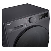 LG Mașină de spălat cu uscător, 10/6kg, 1400rpm, Motor Inverter Direct Drive, Steam, Detail, F4DR510S2M, thumbnail 3