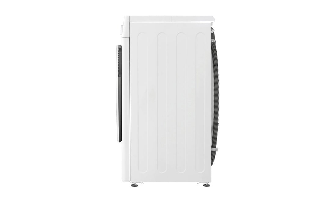 LG Masina de spalat LG, Slim, 8 kg, 1200 rpm, Clasa A, Motor Inverter Direct Drive, Steam, Alb, Side View, F2WR508S0W, thumbnail 14