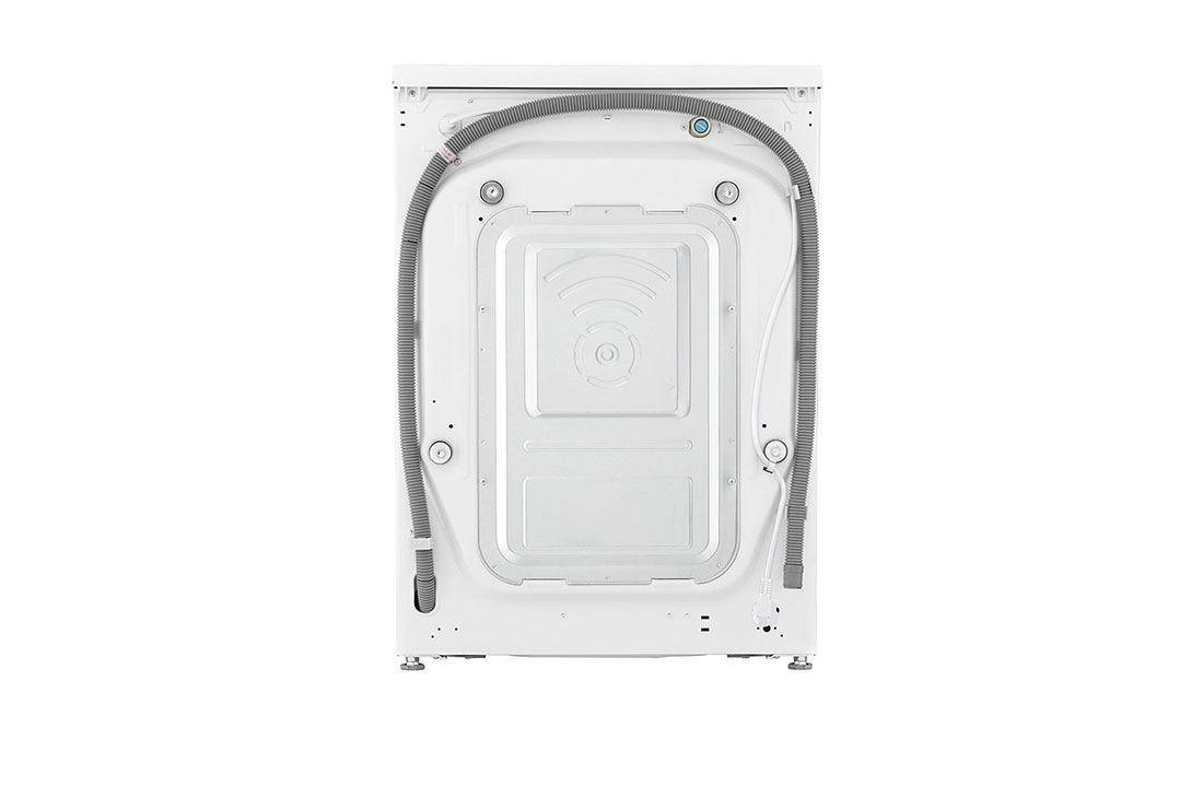 LG Masina de spalat LG, Slim, 8 kg, 1200 rpm, Clasa A, Motor Inverter Direct Drive, Steam, Alb, Rear View, F2WR508S0W, thumbnail 15