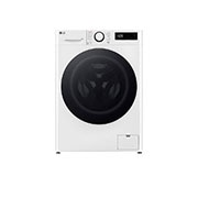 LG Masina de spalat LG, Slim, 8 kg, 1200 rpm, Clasa A, Motor Inverter Direct Drive, Steam, Alb, Front View, F2WR508S0W, thumbnail 1