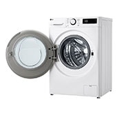 LG Masina de spalat LG, Slim, 8 kg, 1200 rpm, Clasa A, Motor Inverter Direct Drive, Steam, Alb, Right open, F2WR508S0W, thumbnail 11