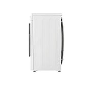 LG Masina de spalat LG, Slim, 8 kg, 1200 rpm, Clasa A, Motor Inverter Direct Drive, Steam, Alb, Side View, F2WR508S0W, thumbnail 14