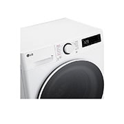 LG Masina de spalat LG, Slim, 8 kg, 1200 rpm, Clasa A, Motor Inverter Direct Drive, Steam, Alb, Detail, F2WR508S0W, thumbnail 3