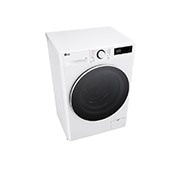 LG Masina de spalat LG, Slim, 8 kg, 1200 rpm, Clasa A, Motor Inverter Direct Drive, Steam, Alb, Top perspective, F2WR508S0W, thumbnail 8