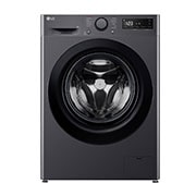 LG Masina de spalat LG, Slim, 8 Kg, 1200 rpm, Clasa A, Motor Inverter Direct Drive, Steam, Gri Antracit, Front View, F2WR508SBM, thumbnail 1