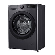 LG Masina de spalat LG, Slim, 8 Kg, 1200 rpm, Clasa A, Motor Inverter Direct Drive, Steam, Gri Antracit, Right Side View, F2WR508SBM, thumbnail 12