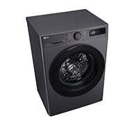 LG Masina de spalat LG, Slim, 8 Kg, 1200 rpm, Clasa A, Motor Inverter Direct Drive, Steam, Gri Antracit, Top perspective, F2WR508SBM, thumbnail 8