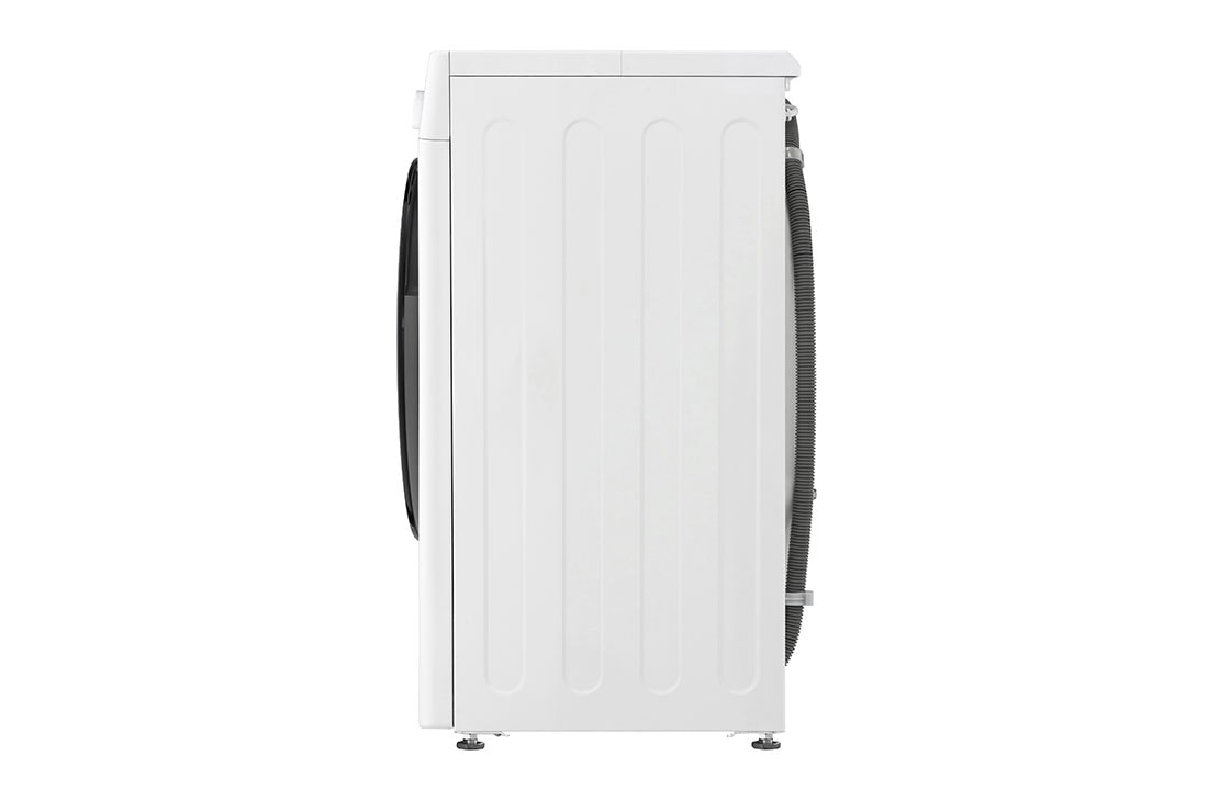 LG Masina de spalat LG, Slim, 8kg, 1200 rpm, Clasa A, Motor Inverter Direct Drive, Steam, Alb, Side View, F2WR508SBW, thumbnail 14