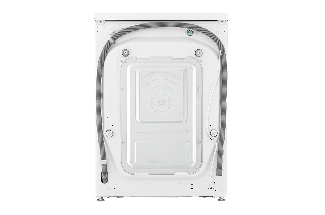 LG Masina de spalat LG, Slim, 8kg, 1200 rpm, Clasa A, Motor Inverter Direct Drive, Steam, Alb, Rear View, F2WR508SBW, thumbnail 15