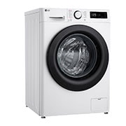 LG Masina de spalat LG, Slim, 8kg, 1200 rpm, Clasa A, Motor Inverter Direct Drive, Steam, Alb, Left Side View, F2WR508SBW, thumbnail 10