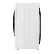 LG Masina de spalat LG, Slim, 8kg, 1200 rpm, Clasa A, Motor Inverter Direct Drive, Steam, Alb, Side View, F2WR508SBW, thumbnail 14