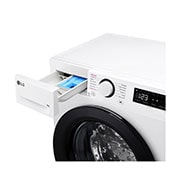 LG Masina de spalat LG, Slim, 8kg, 1200 rpm, Clasa A, Motor Inverter Direct Drive, Steam, Alb, Detergent port, F2WR508SBW, thumbnail 5