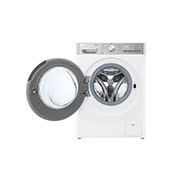 LG Mașină de spălat LG, 13kg, Clasa A, Motor Inverter Direct Drive, ezDispense™, Turbowash360, Wi-Fi, Alb, Front view with door open, F4WR913P3WA, thumbnail 2