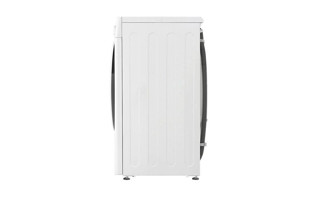 LG Masina de spalat LG, Slim, 9kg, 1200 rpm, Clasa A, Motor Inverter Direct Drive, Steam, Alb, Side view, F2WR509SWW, thumbnail 14