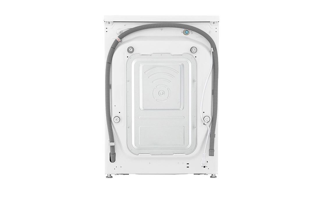 LG Masina de spalat LG, Slim, 9kg, 1200 rpm, Clasa A, Motor Inverter Direct Drive, Steam, Alb, Back side view, F2WR509SWW, thumbnail 15
